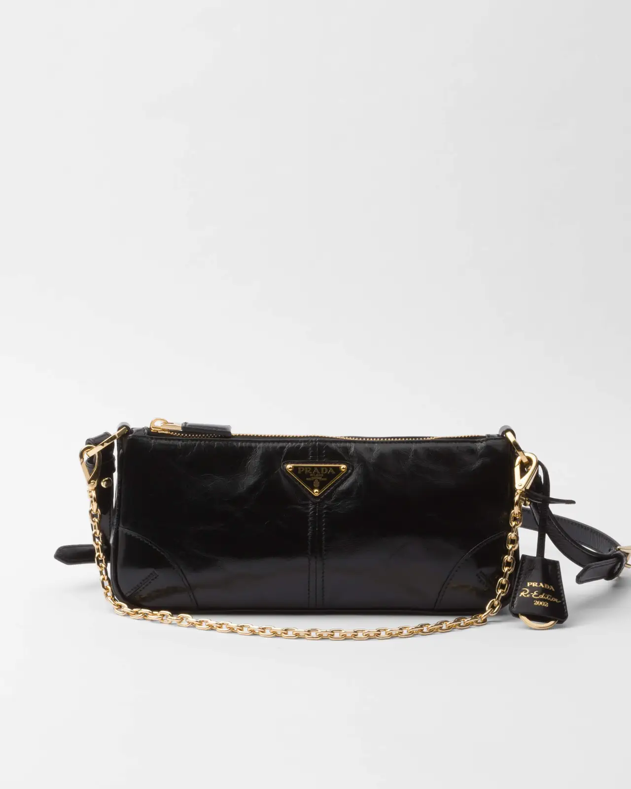 Prada Black Leather Shoulder Bag image 1