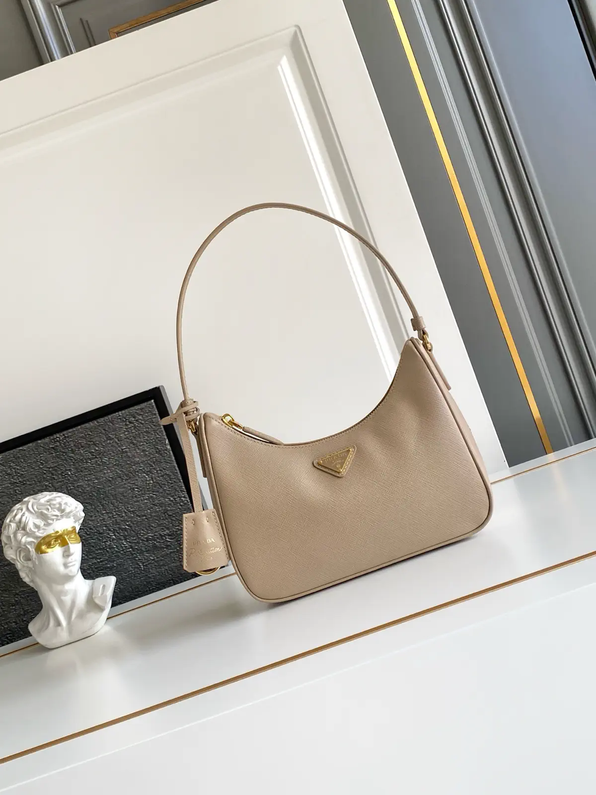 Prada Saffiano Leather Shoulder Bag image 1