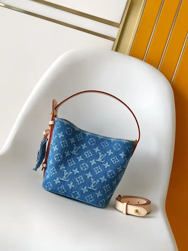 Louis Vuitton Denim Monogram All In BB Bag image 1