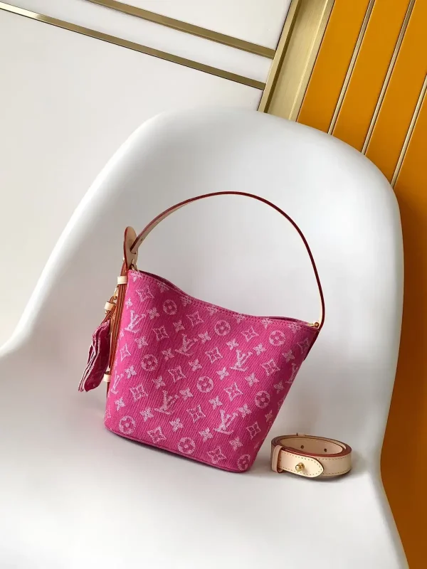 Louis Vuitton Denim Monogram Bucket Bag image 1