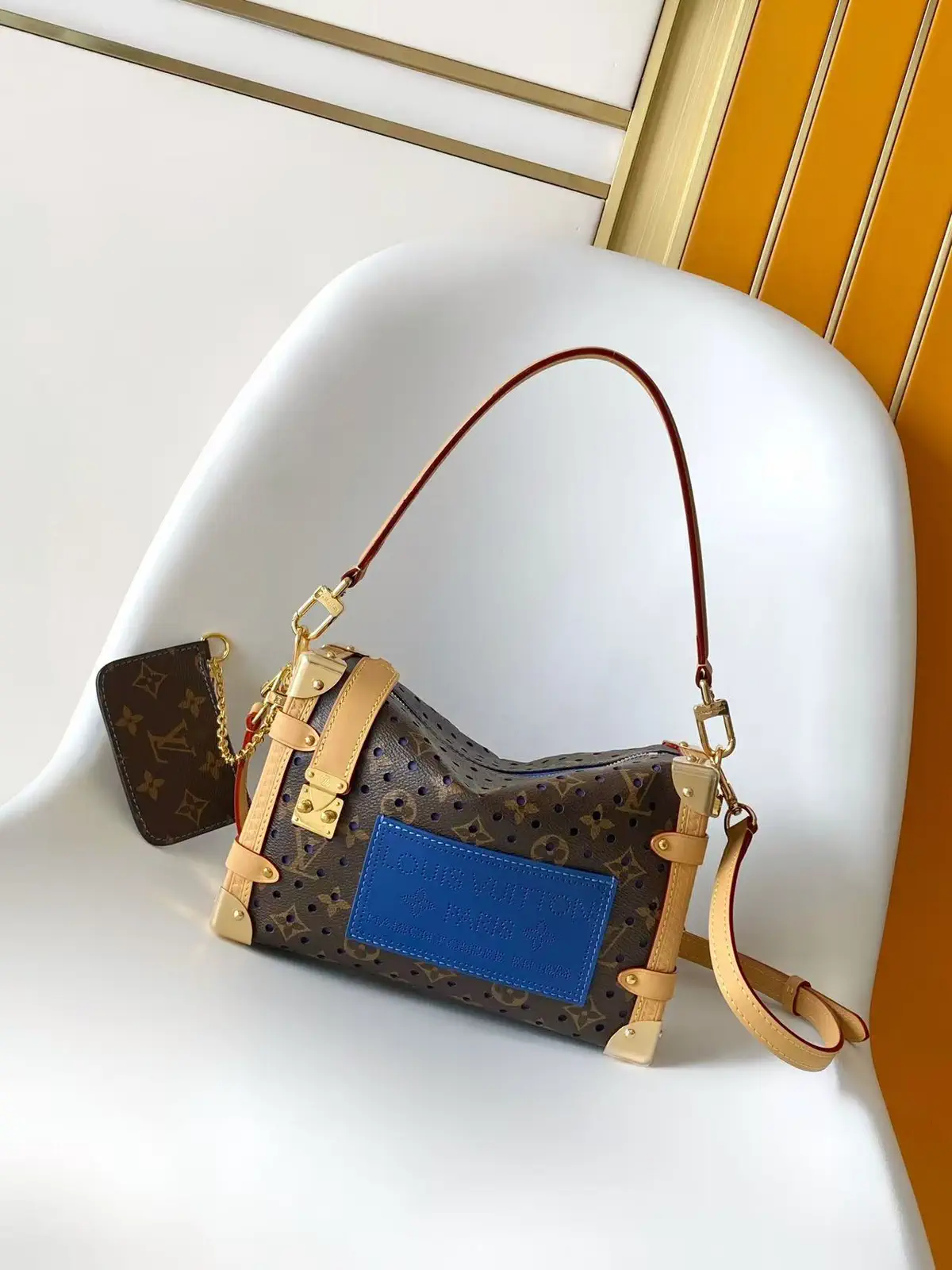 Louis Vuitton Monogram Perfo Side Trunk Medium Bag image 1
