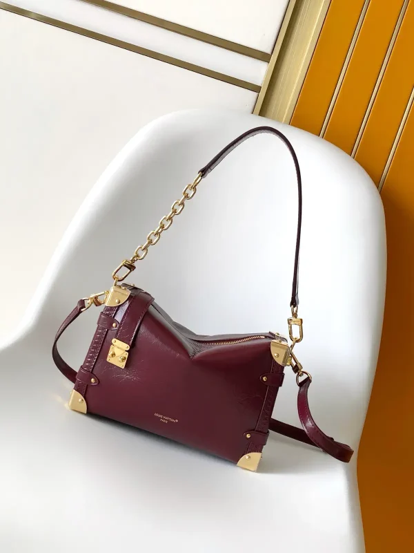 Louis Vuitton Burgundy Side Trunk Medium Bag image 1