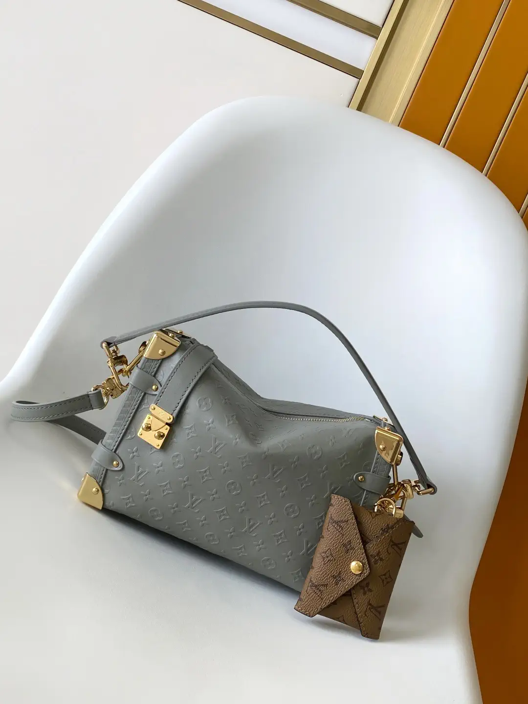 Louis Vuitton Side Trunk MM Embossed Monogram Bag image 1