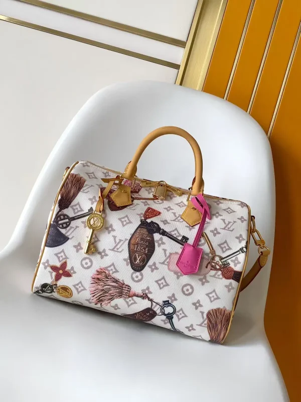 Louis Vuitton Speedy Soft 30 Boho Printed Top Handle Bag image 1
