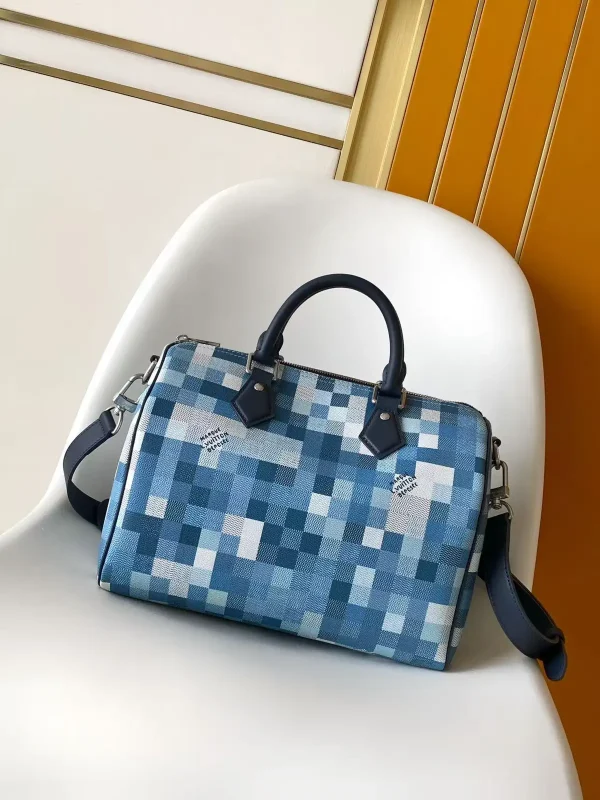 Louis Vuitton Checkerboard Speedy Soft 30 Boho Top Handle Bag image 1