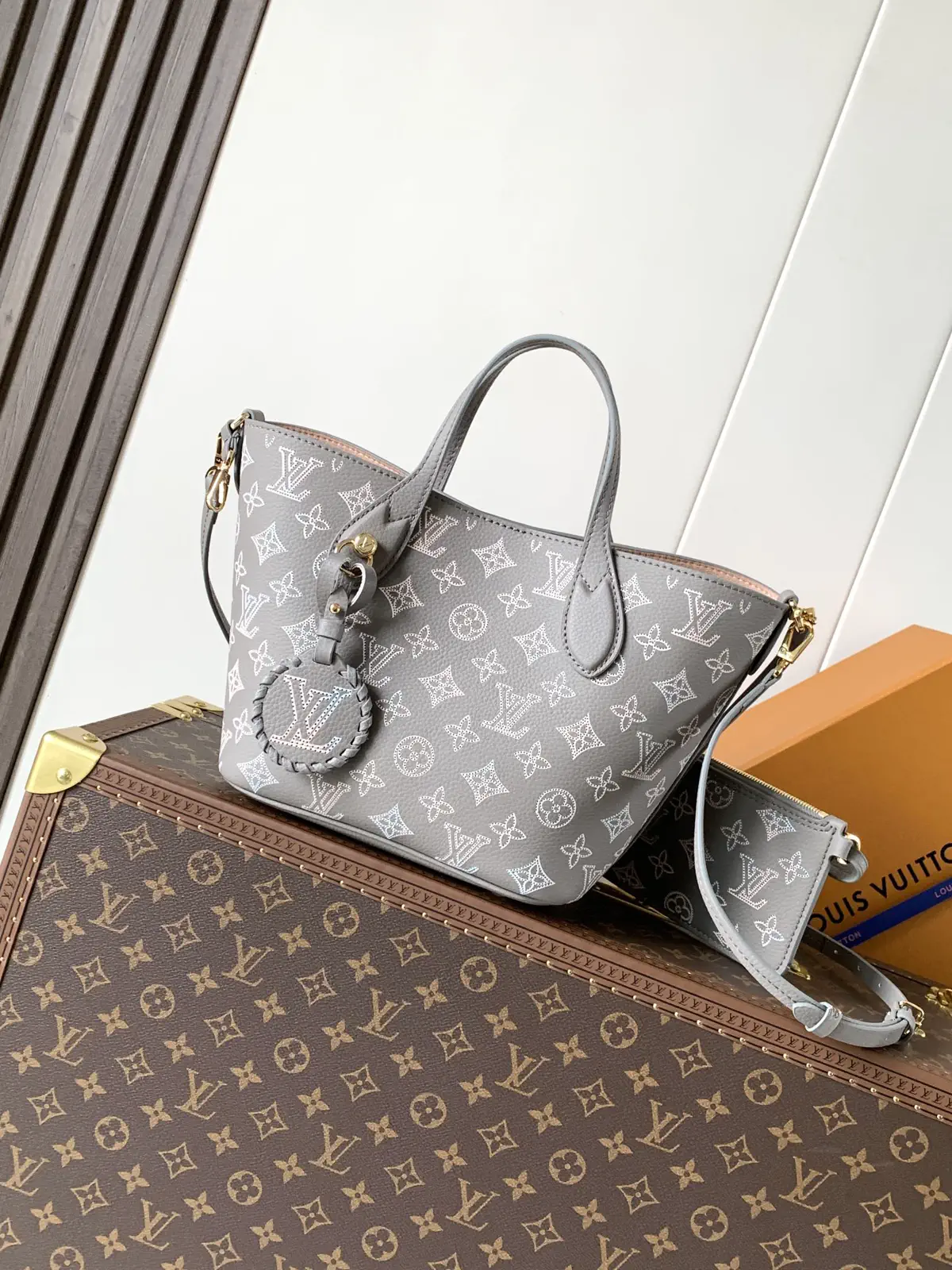 Louis Vuitton Grey Monogram Blossom Small Top Handle Bag image 1