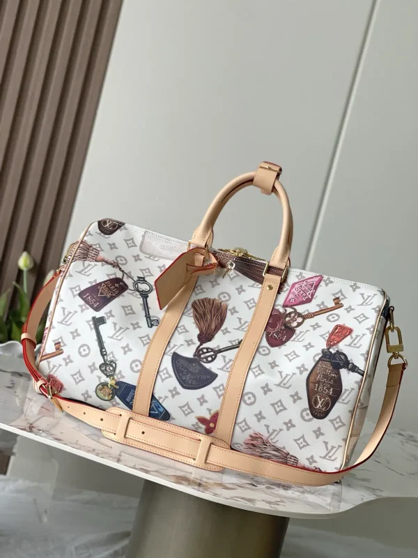 Louis Vuitton Monogram Dune Keepall Bandoulière 45 Duffle Bag image 1