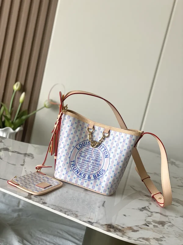 Louis Vuitton All In BB Striped Monogram Bucket Bag image 1