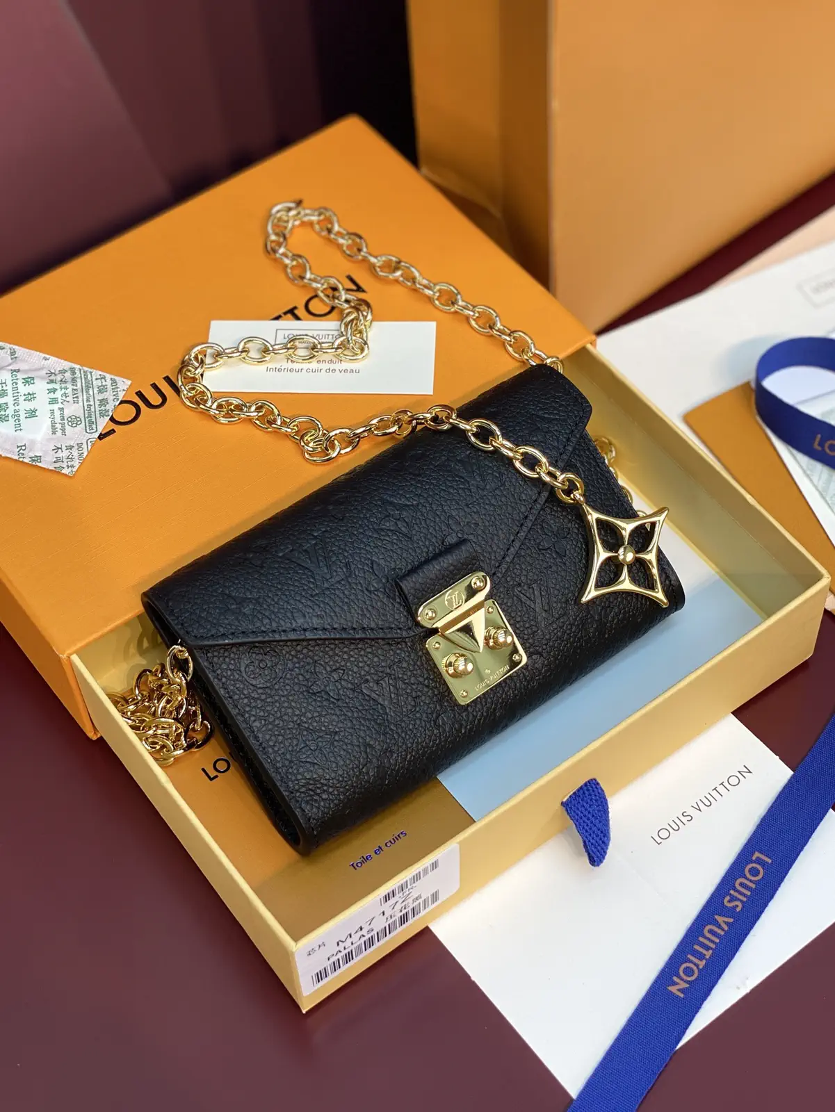Louis Vuitton Black Monogram Empreinte Pouch Metis Belt Bag image 1