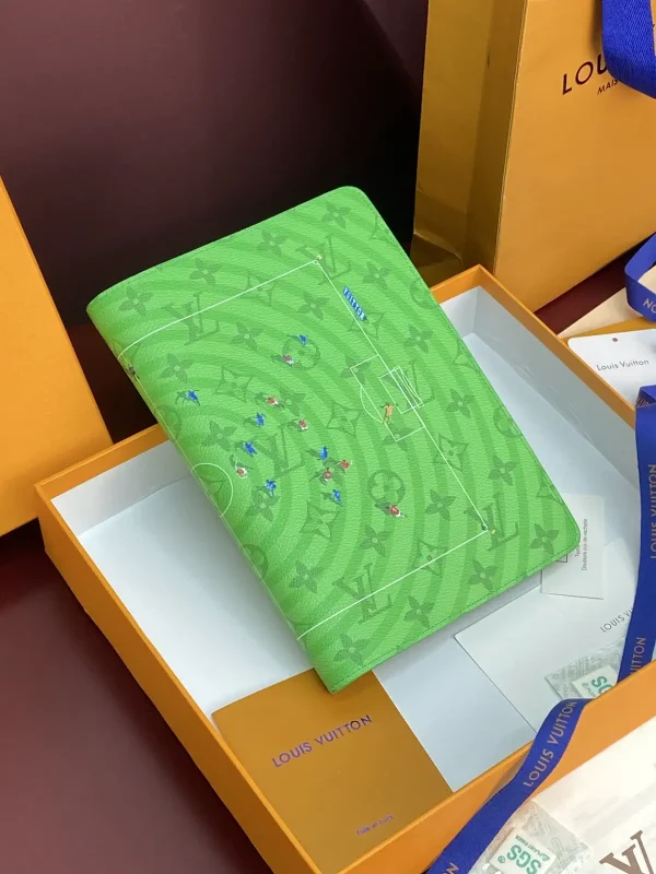 Louis Vuitton Green Monogram Football Print Notebook Cover image 1