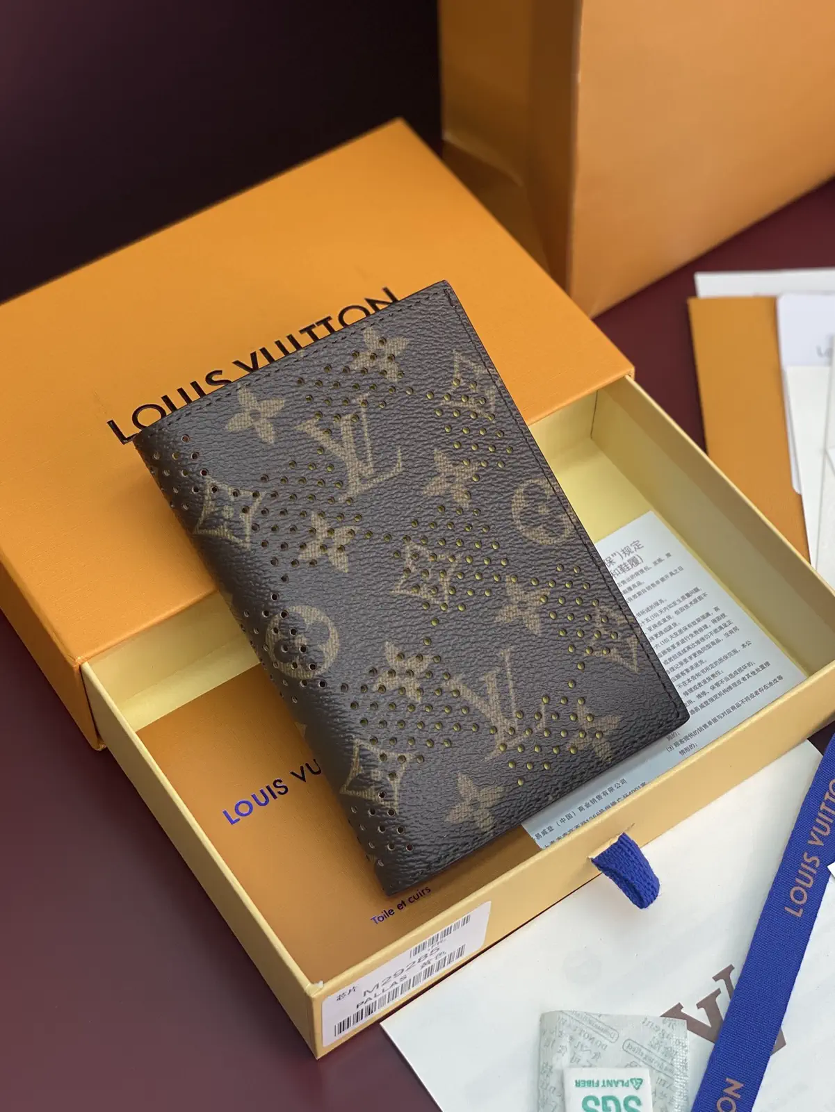 Louis Vuitton Monogram Perforated Passport Holder image 1