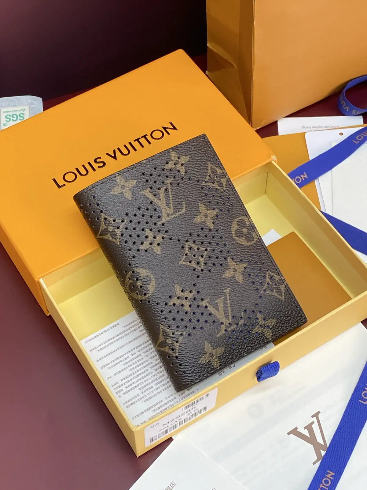 Louis Vuitton Monogram Perforated Passport Holder image 1