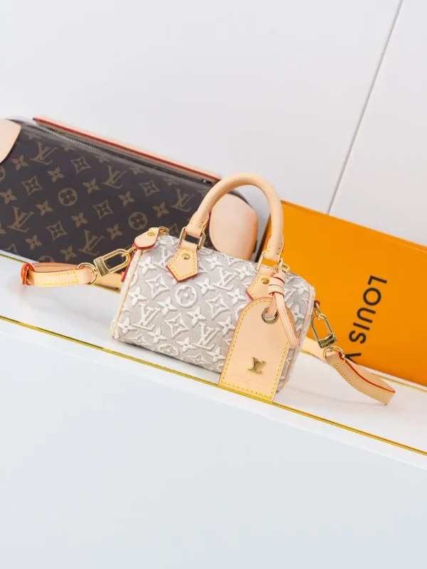 Louis Vuitton Nano Speedy Monogram Jacquard Top Handle Bag image 1