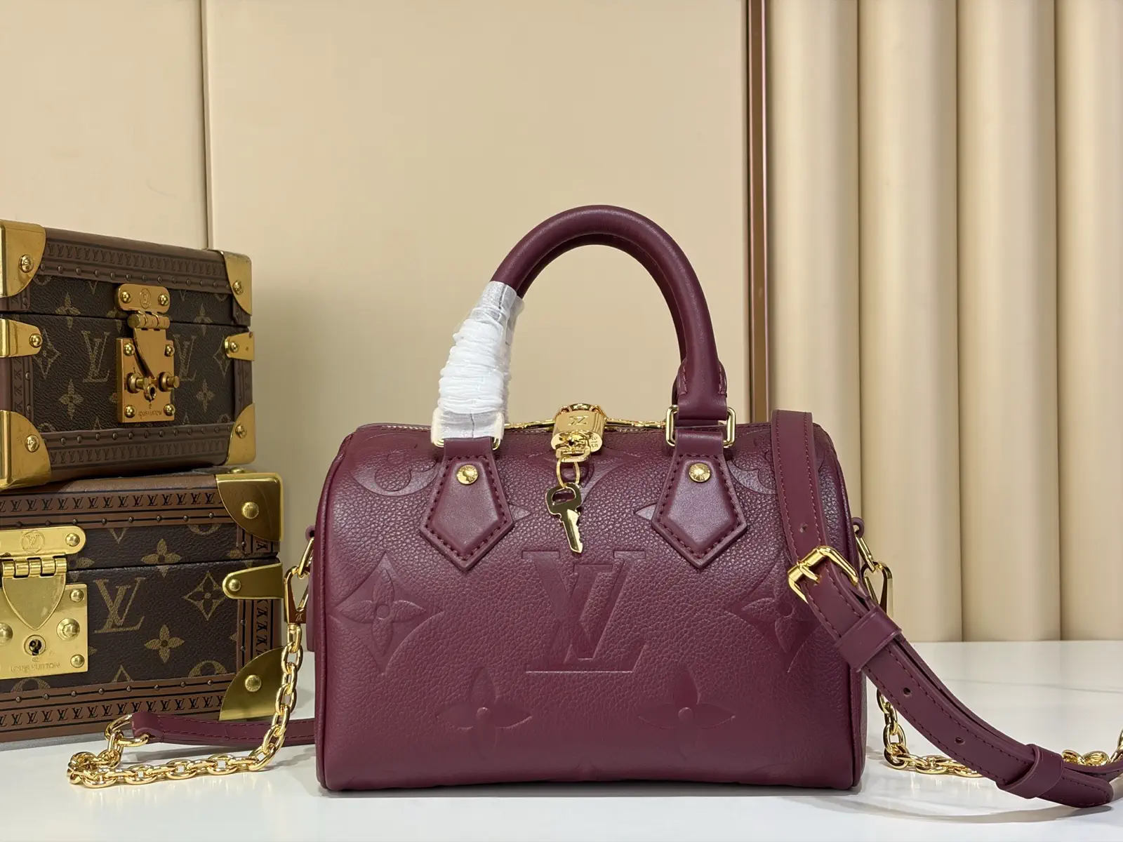 Louis Vuitton Speedy Bandoulière 20 Monogram Empreinte Top Handle Bag image 1