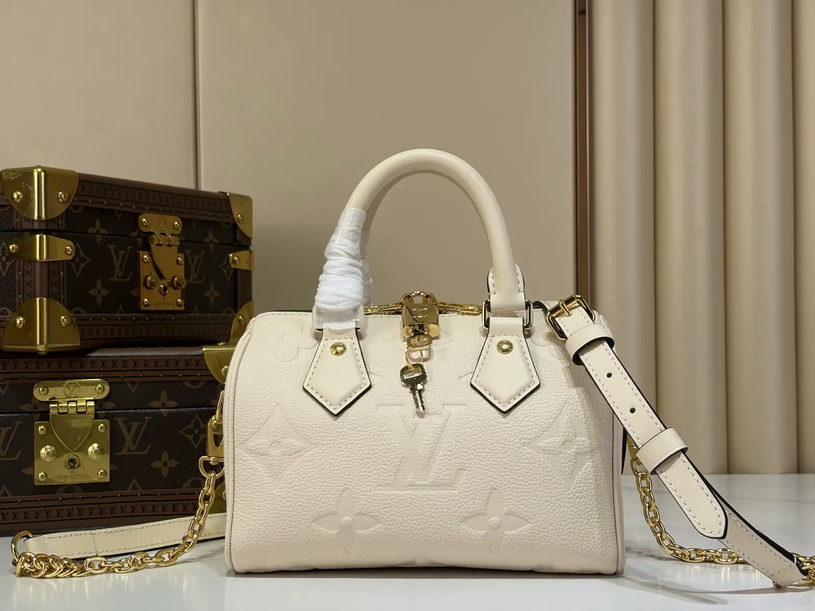 Louis Vuitton Speedy Bandoulière 20 Monogram Empreinte Top Handle Bag image 1