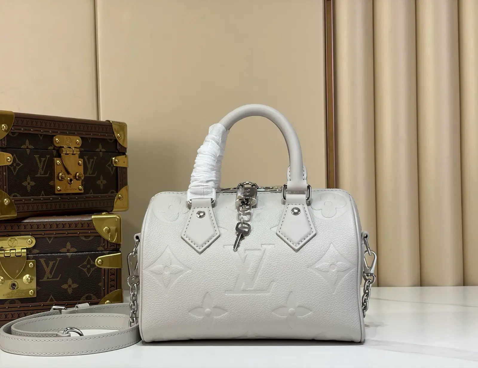 Louis Vuitton Speedy Bandoulière 20 Monogram Empreinte Top Handle Bag image 1