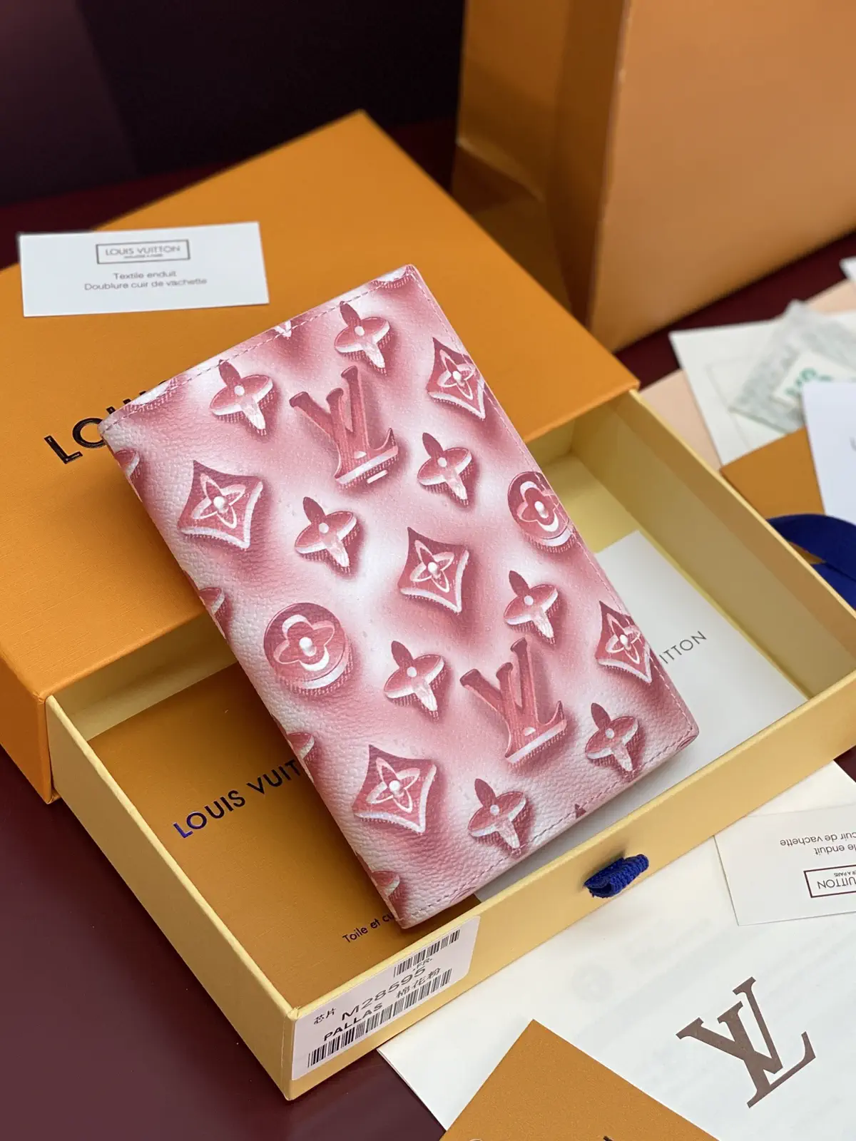Louis Vuitton Monogram Pink Passport Holder image 1