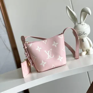 Louis Vuitton Pink Monogram Empreinte Leather Bucket Bag image 1