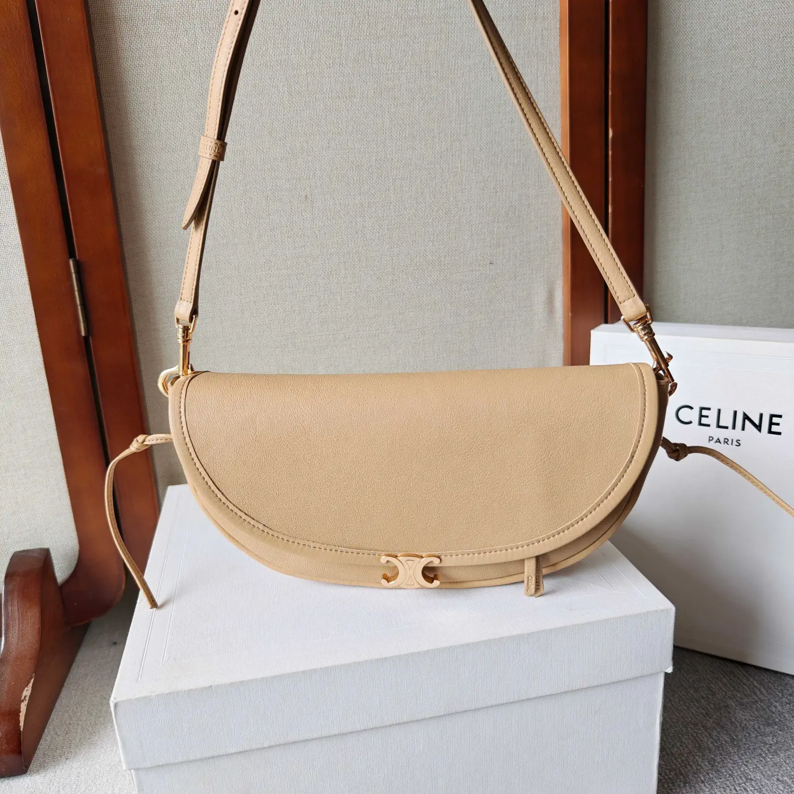 CELINE Mini Halfmoon Crossbody Bag image 1