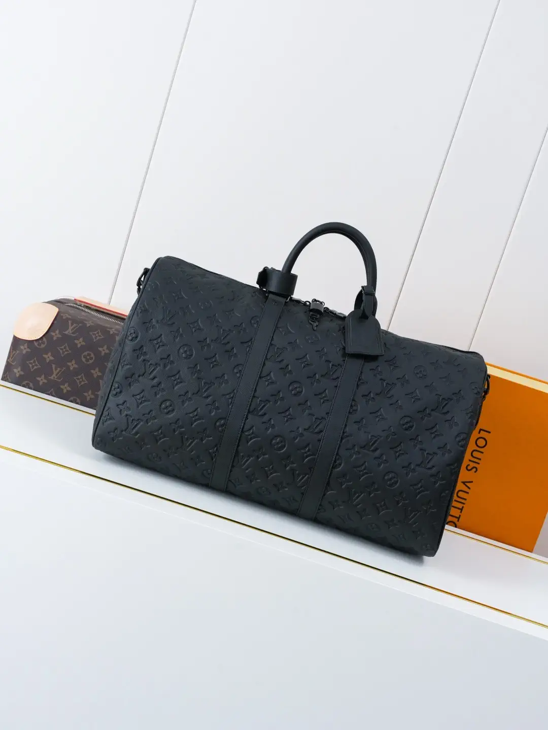 Louis Vuitton Monogram Embossed Duffle Bag image 1