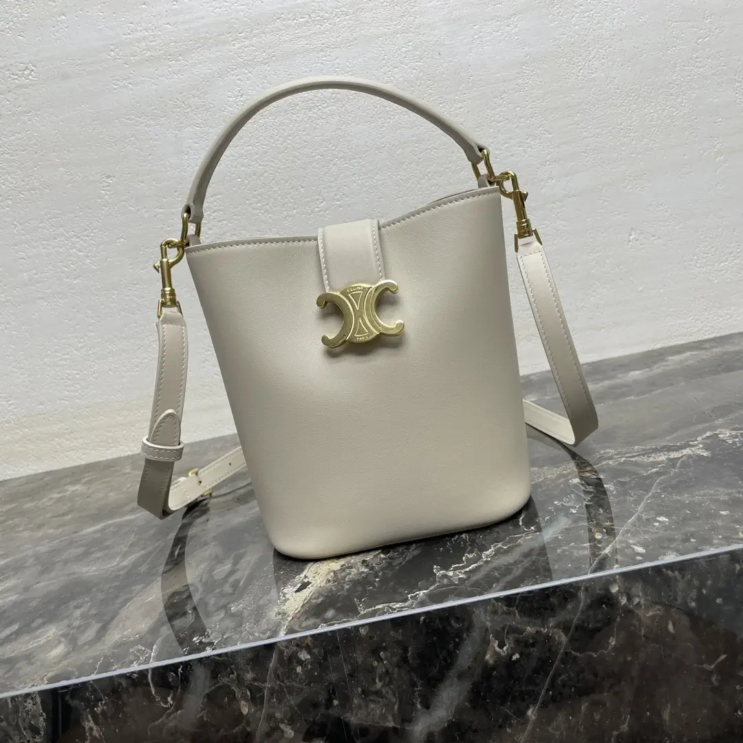CELINE Louise Small Smooth Calfskin Bucket Bag image 1