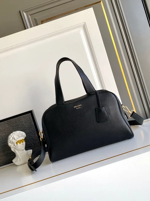 Prada Leather Top Handle Bag image 1