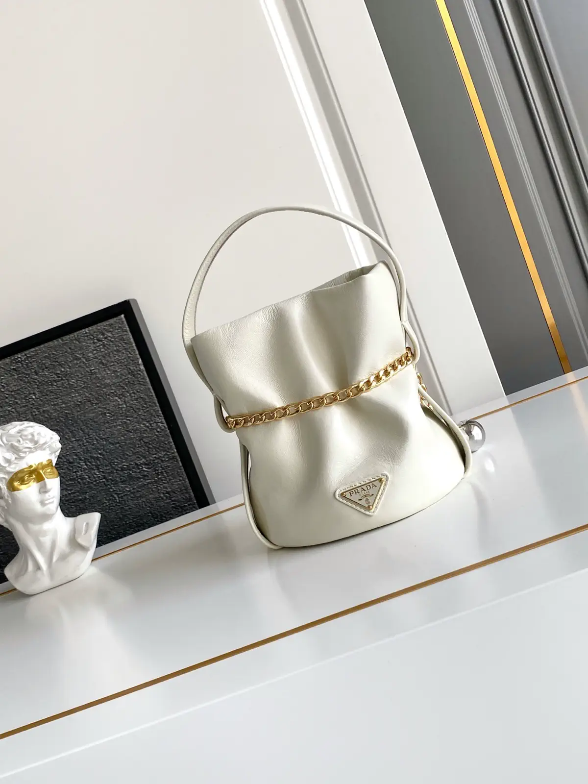 Prada Leather Bucket Bag image 1