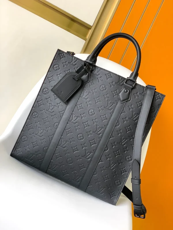 Louis Vuitton Monogram Embossed Sac Plat Tote Bag image 1