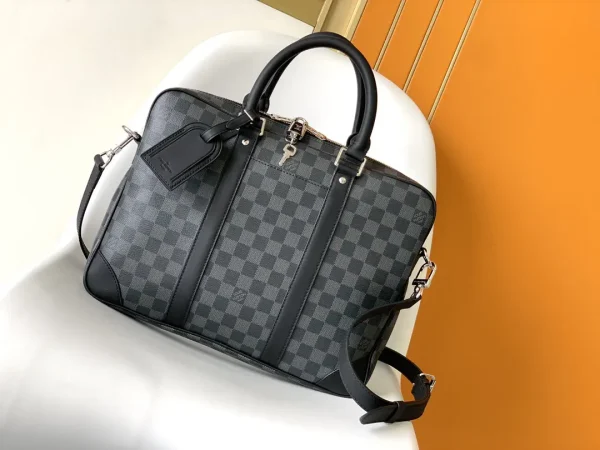 Louis Vuitton Damier Graphite Voyage Small Briefcase Bag image 1