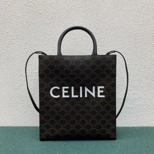 CELINE CABAS TRIOMPHE Monogram Vertical Tote Bag image 1