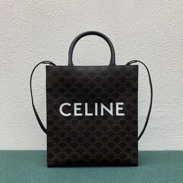CELINE CABAS TRIOMPHE Monogram Vertical Tote Bag image 1