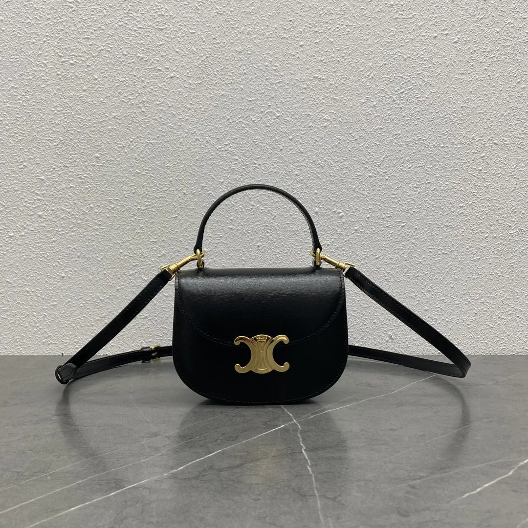 CELINE Mini Saddle Bag with Top Handle image 1
