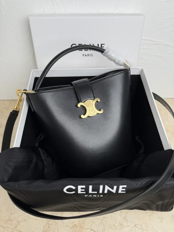 CELINE Louise Small Smooth Calfskin Bucket Bag image 1