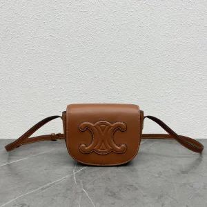 CELINE Folco Saddle Crossbody Bag image 1