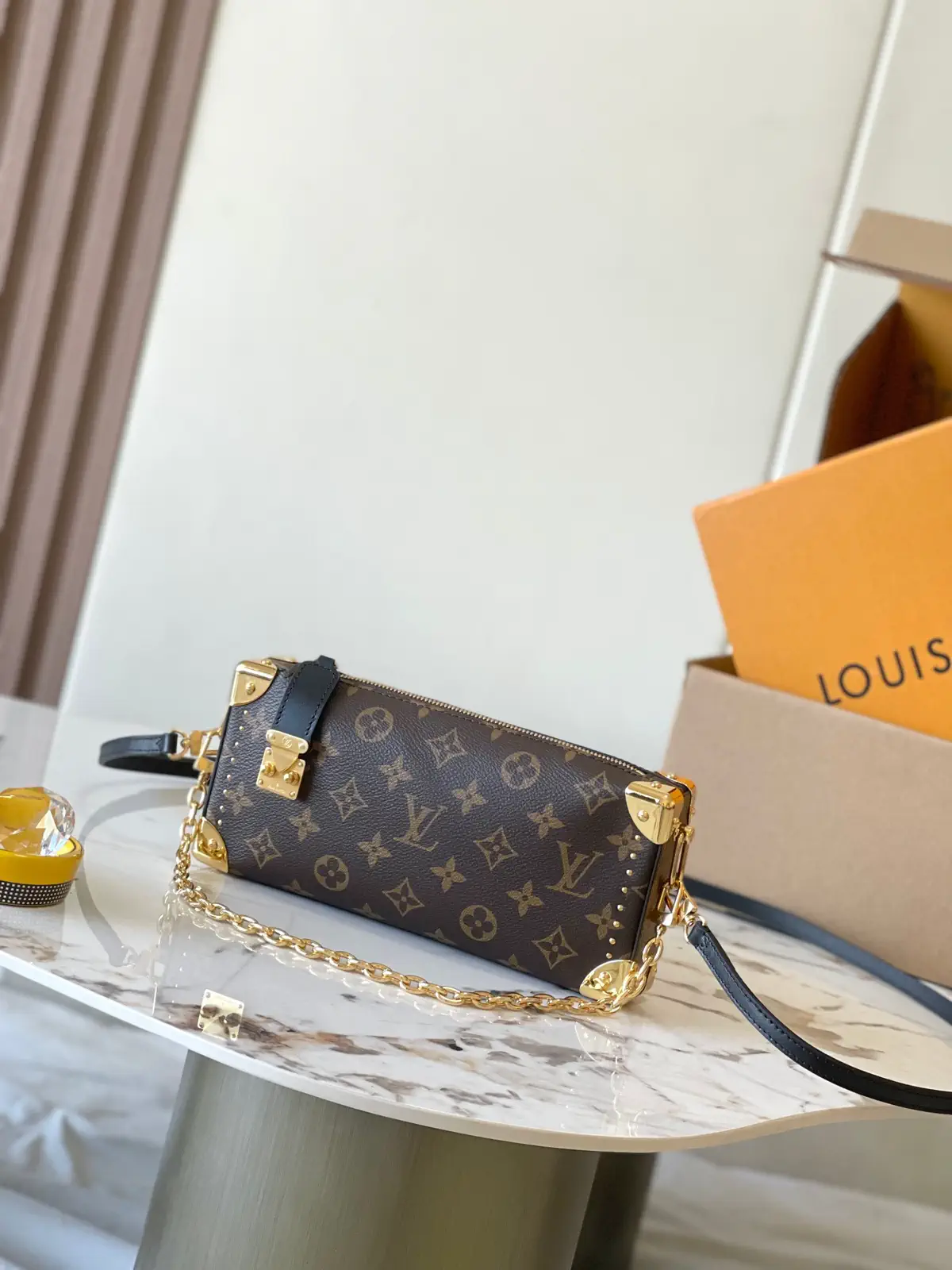 Louis Vuitton Monogram Slim Trunk Crossbody Bag image 1