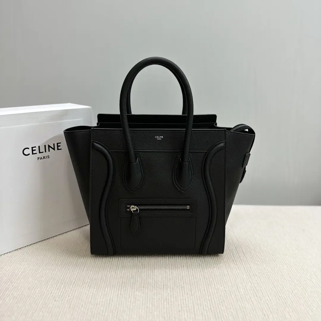 CELINE Black Luggage Top Handle Bag image 1
