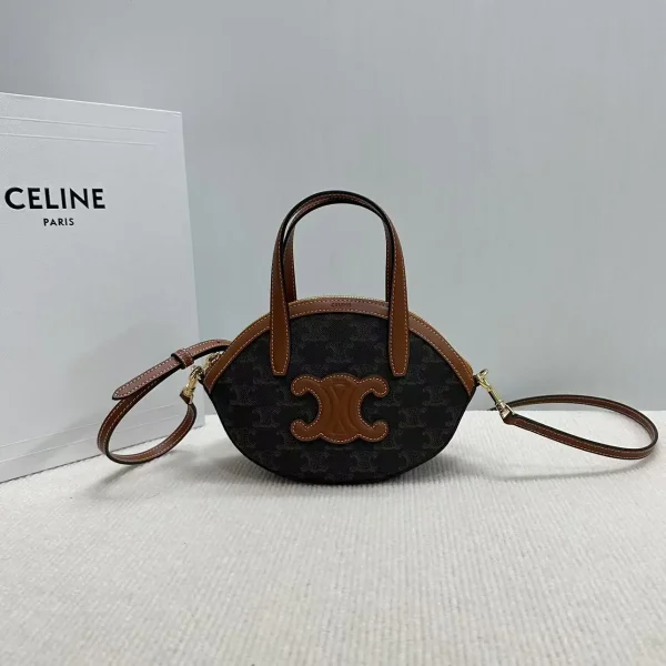 CELINE Oval Monogram Top Handle Bag image 1