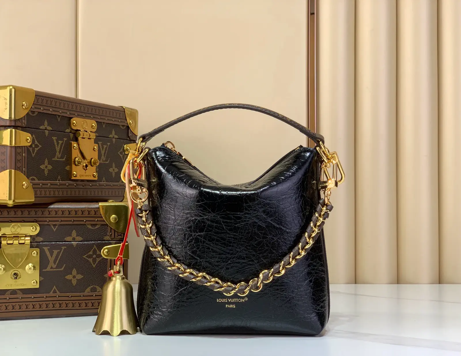 Louis Vuitton Black Chain Crossbody Bag image 1