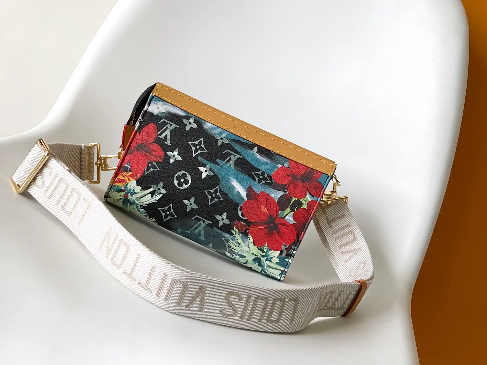 Louis Vuitton Floral Monogram Canvas Crossbody Bag image 1