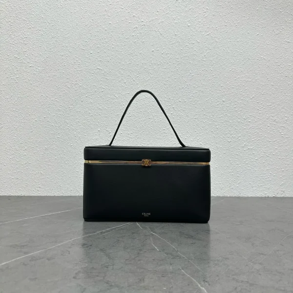 CELINE Black Rectangular Top Handle Bag image 1