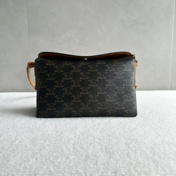 CELINE Monogram Trio Flap Shoulder Bag image 1