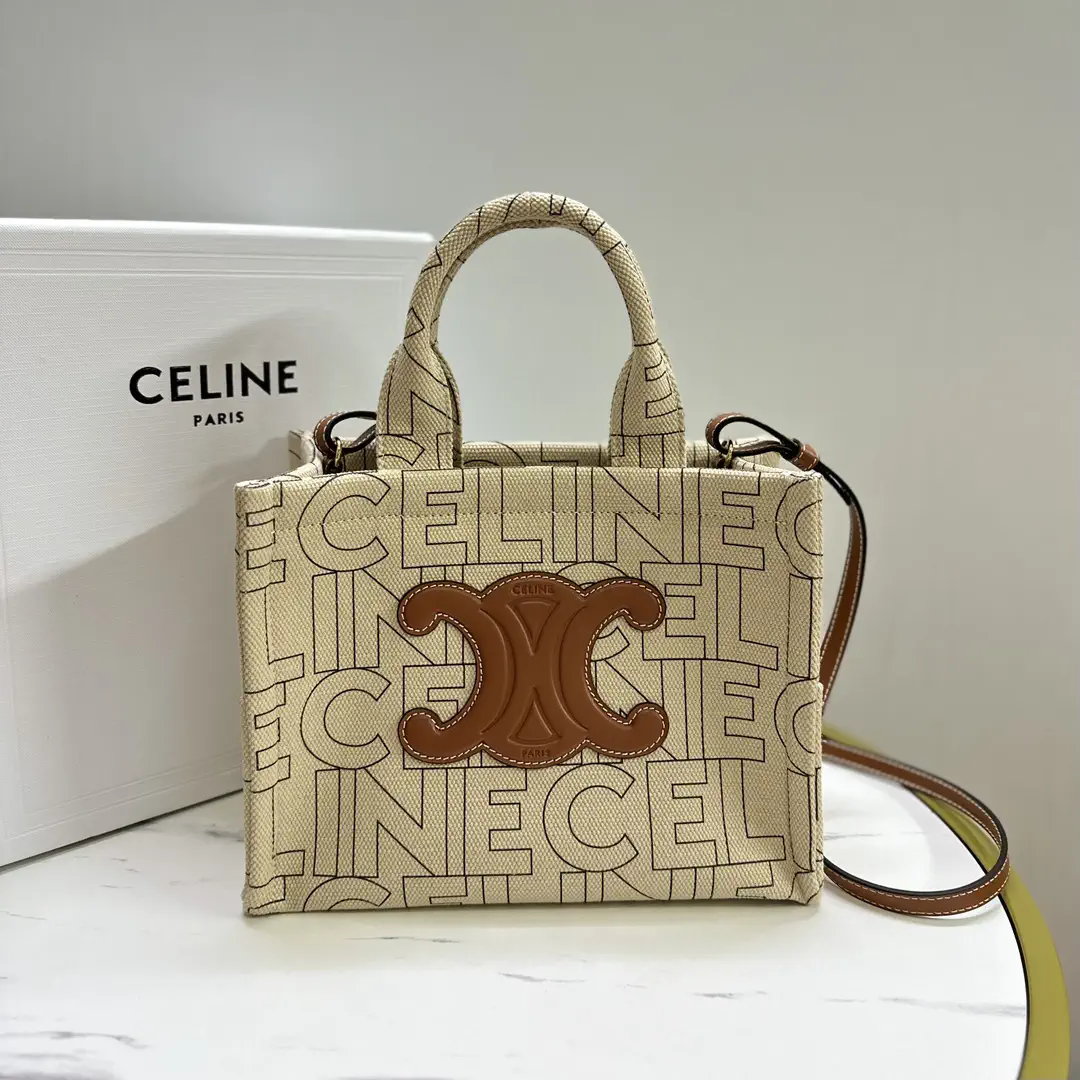 CELINE Logo Print Tote Bag image 1
