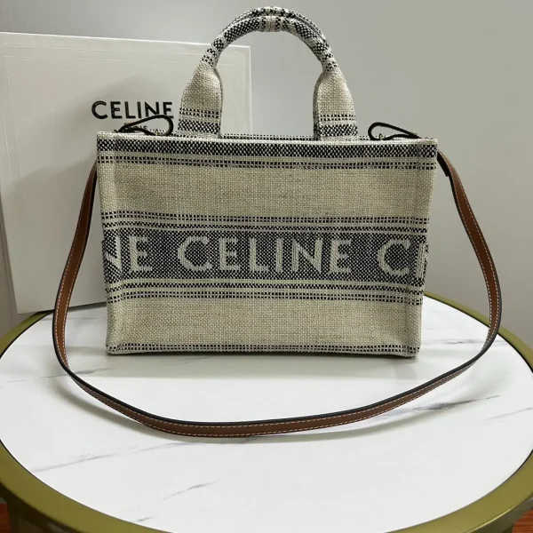 CELINE Logo Print Fabric Tote Bag image 1