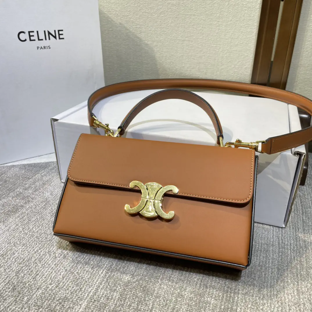 CELINE Box Triomphe Top Handle Bag image 1