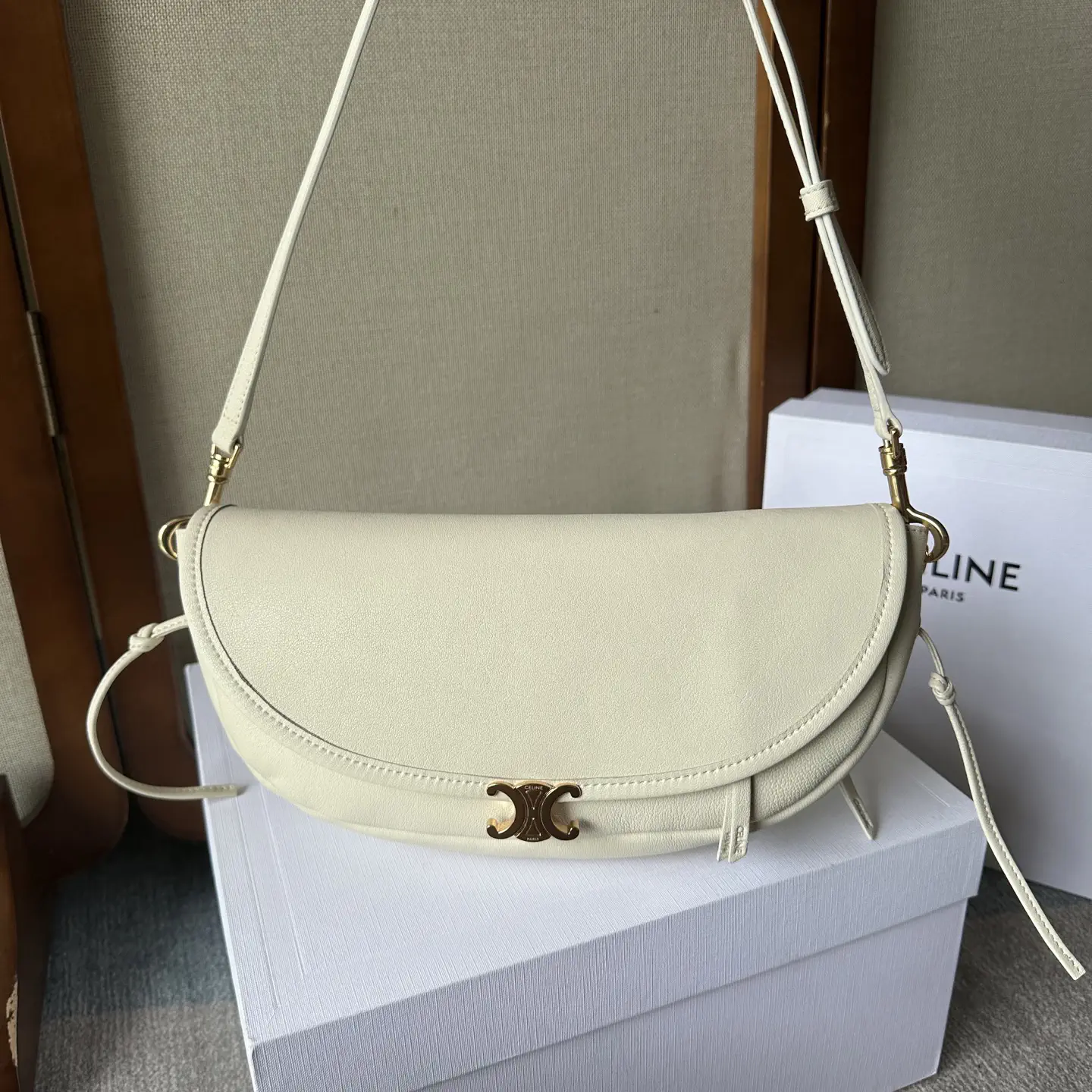 CELINE Mini Halfmoon Crossbody Bag image 1