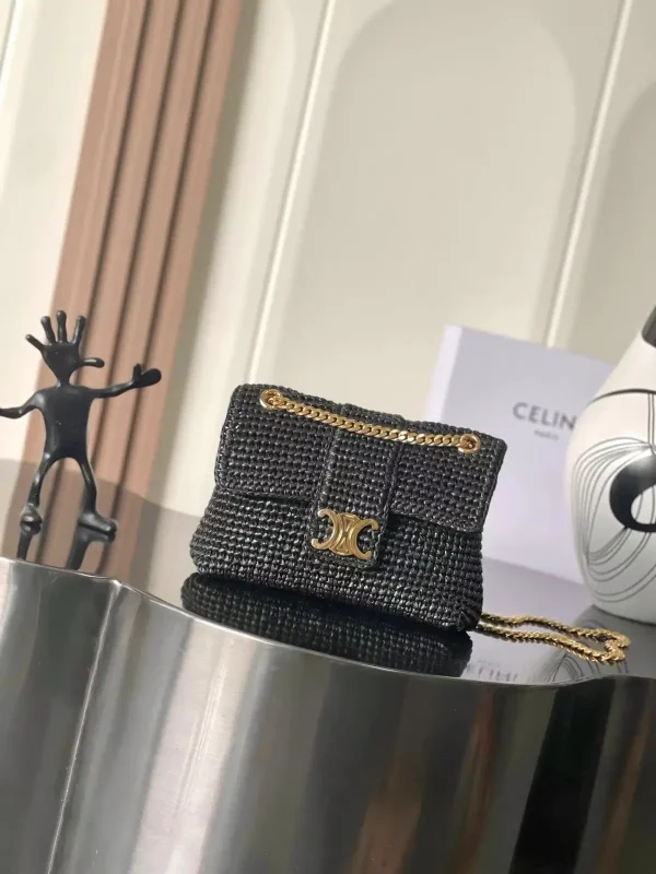 CELINE Teen Victoire Woven Chain Bag image 1