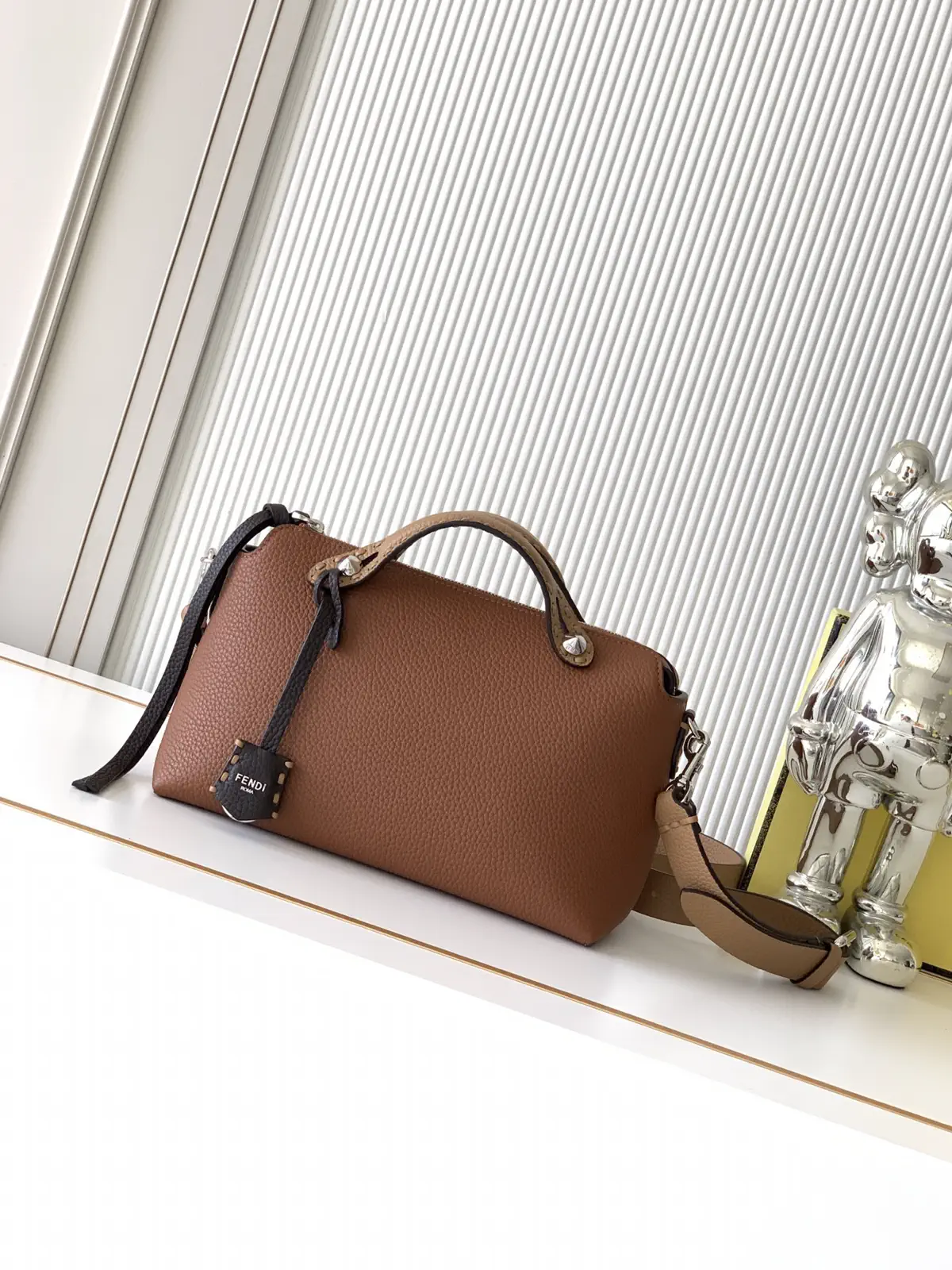 FENDI By The Way Soft Brown Top Handle Bag image 1