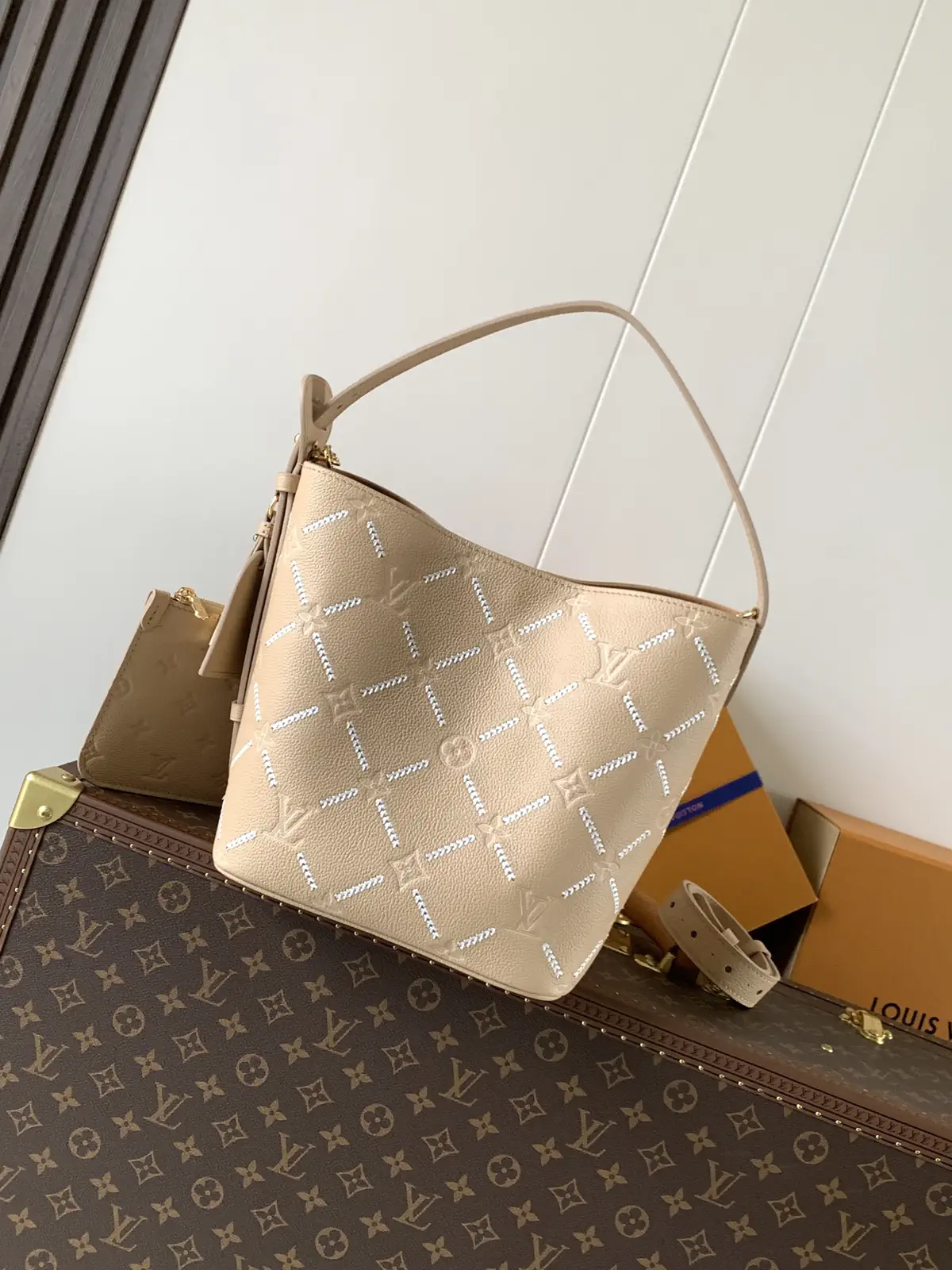 Louis Vuitton Monogram Empreinte Couture All In MM Bag image 1