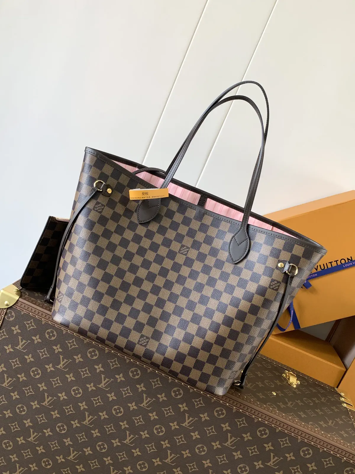 Louis Vuitton Neverfull MM Damier Ebene Tote Bag image 1