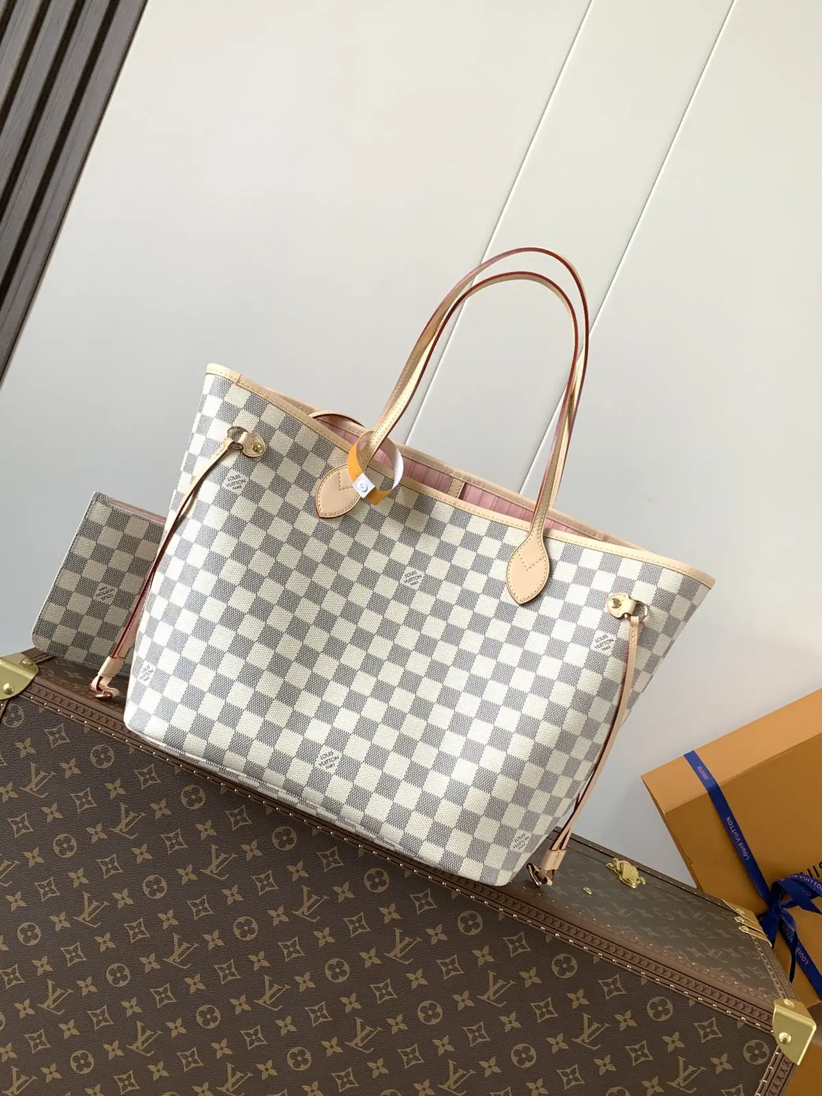Louis Vuitton Damier Azur Neverfull MM Tote Bag image 1
